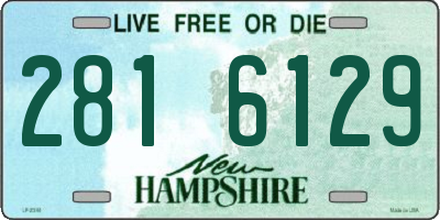 NH license plate 2816129