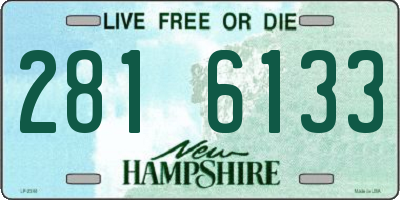 NH license plate 2816133