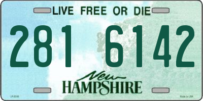 NH license plate 2816142