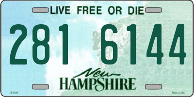 NH license plate 2816144