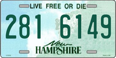 NH license plate 2816149