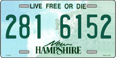 NH license plate 2816152