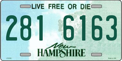 NH license plate 2816163