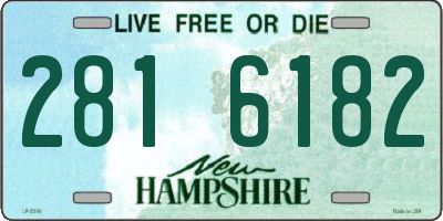 NH license plate 2816182