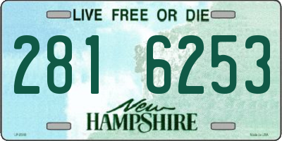 NH license plate 2816253
