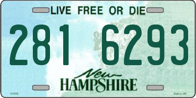 NH license plate 2816293