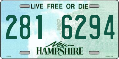 NH license plate 2816294