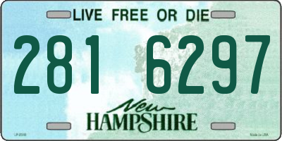 NH license plate 2816297