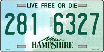 NH license plate 2816327