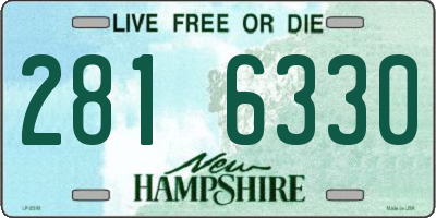 NH license plate 2816330
