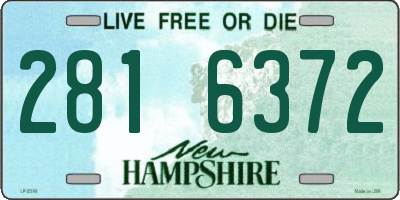 NH license plate 2816372