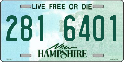NH license plate 2816401