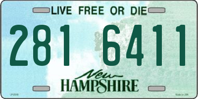 NH license plate 2816411