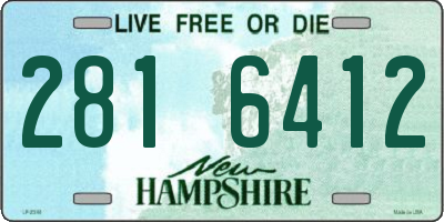 NH license plate 2816412
