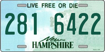 NH license plate 2816422