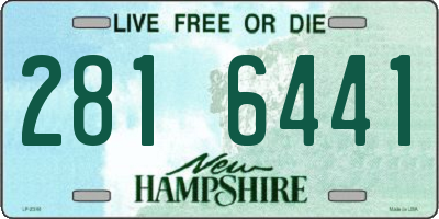 NH license plate 2816441