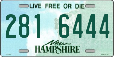 NH license plate 2816444