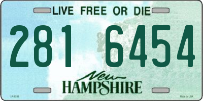 NH license plate 2816454