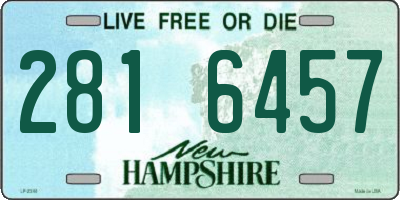 NH license plate 2816457