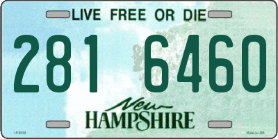 NH license plate 2816460