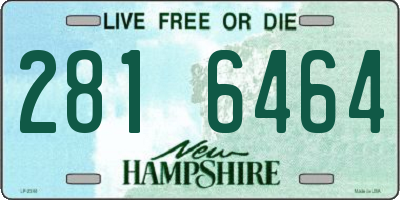 NH license plate 2816464
