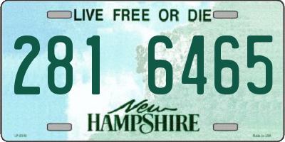 NH license plate 2816465