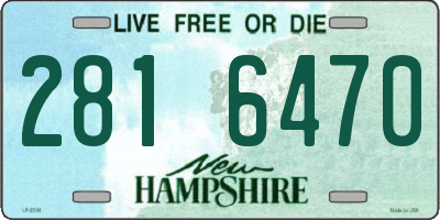 NH license plate 2816470