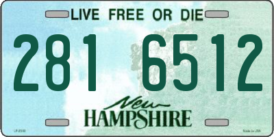 NH license plate 2816512