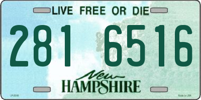 NH license plate 2816516