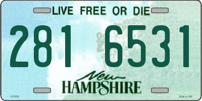 NH license plate 2816531