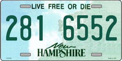 NH license plate 2816552