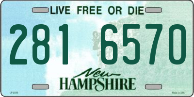 NH license plate 2816570