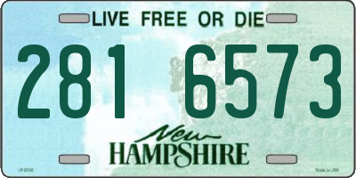 NH license plate 2816573