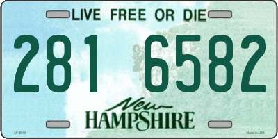 NH license plate 2816582