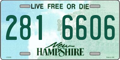 NH license plate 2816606