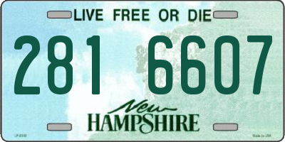 NH license plate 2816607
