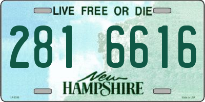 NH license plate 2816616