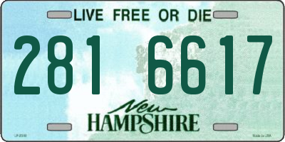 NH license plate 2816617