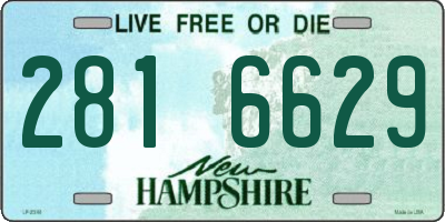 NH license plate 2816629