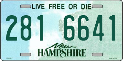 NH license plate 2816641
