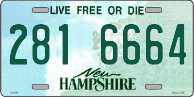NH license plate 2816664