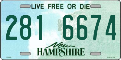 NH license plate 2816674