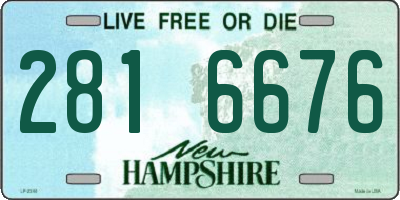 NH license plate 2816676