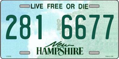 NH license plate 2816677