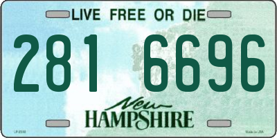 NH license plate 2816696