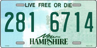 NH license plate 2816714