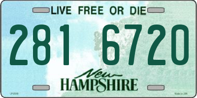 NH license plate 2816720