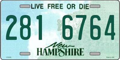 NH license plate 2816764
