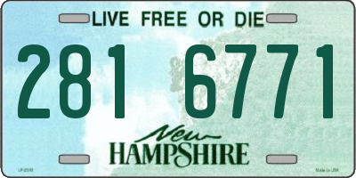 NH license plate 2816771