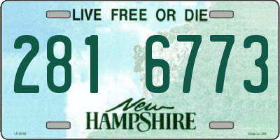 NH license plate 2816773